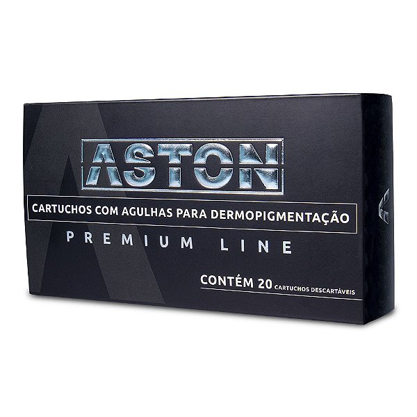 20 Cartuchos Tatuagem Aston Premium 1003RL 3003RL