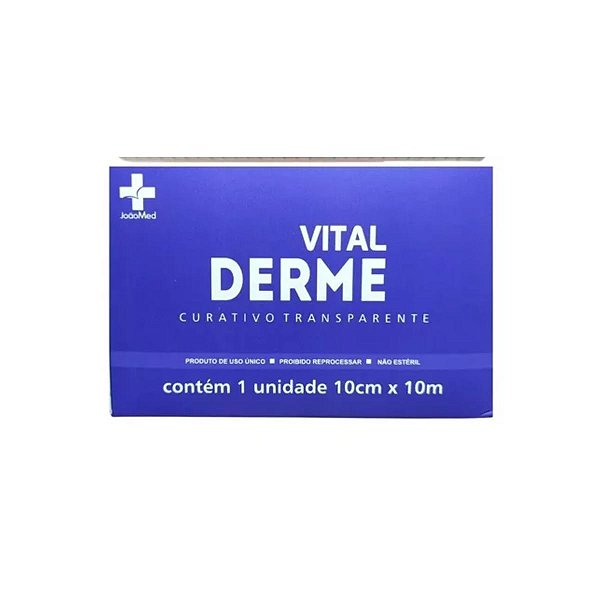 Curativo Transparente Vital Derme 10cmX10m