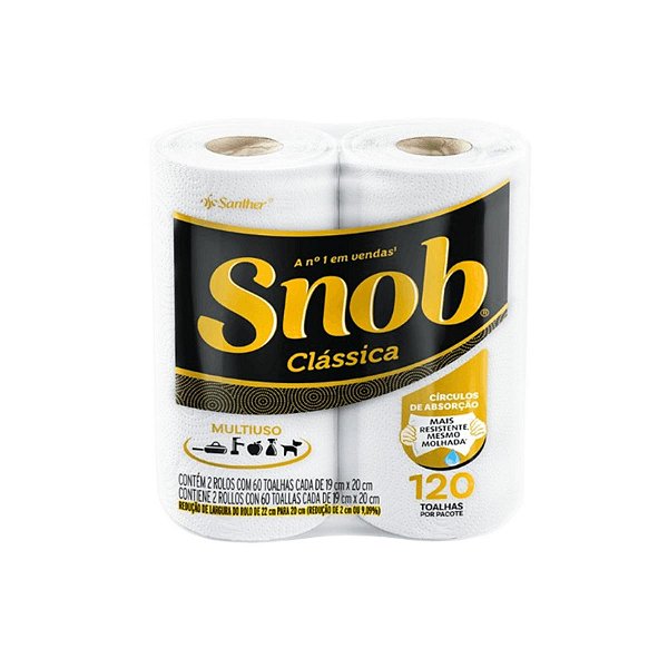 Papel Toalha Snob 120 Folhas
