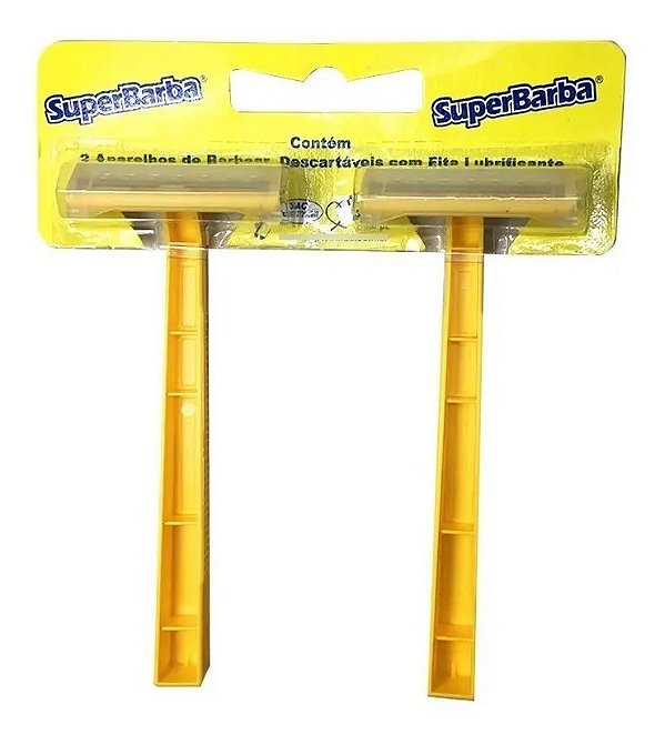 Aparelho De Barbear Descartavel Super Barba Com 12