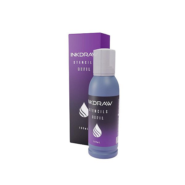 Tinta Decalque Inkdraw Stencils Refil 100ml