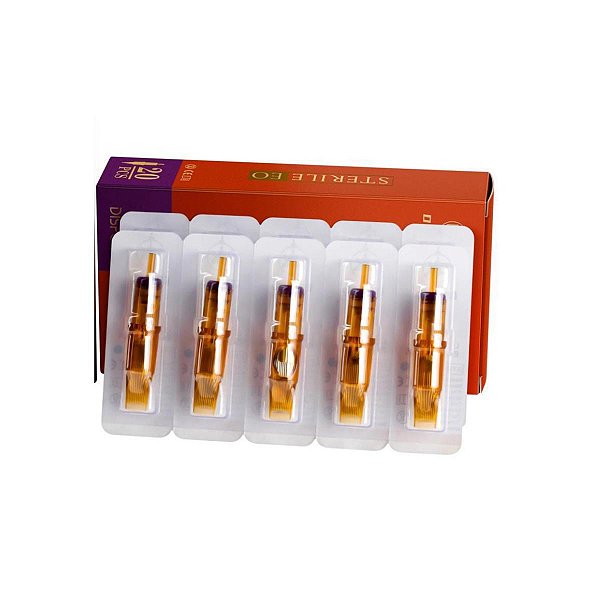 10 Cartuchos Dklab Warrior Magnum Curvado 1019RM 3019RM