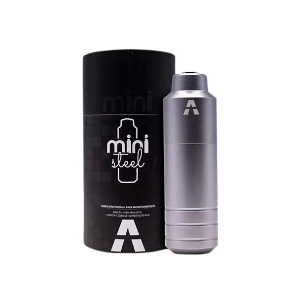 Máquina Tatuagem Pen Mini Steel Aston Machine Prata