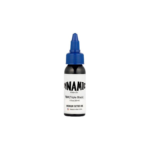 Tinta Triple Black Tbk Preto 30ml Tattoo Tatuagem