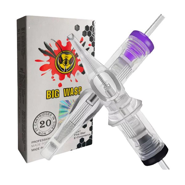 20 Cartuchos Big Wasp Matte Traço 1003RL