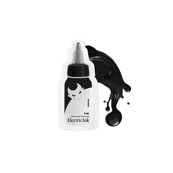 Monodose Tinta Electric Ink Preto Tribal 3ml