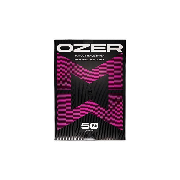 Papel Decalque Tattoo Stencil Thermal Ozer 50 Folhas