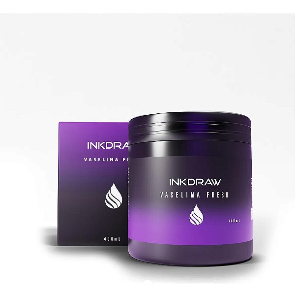 Vaselina Inkdraw Fresh 400ml Hortelã Hidratante Tatuagem
