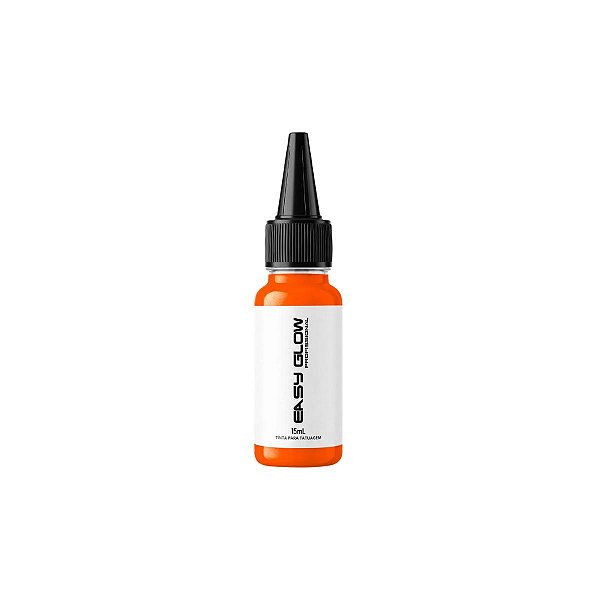 Tinta Tatuagem Electric Ink Easy Glow Crazy Orange 15ml