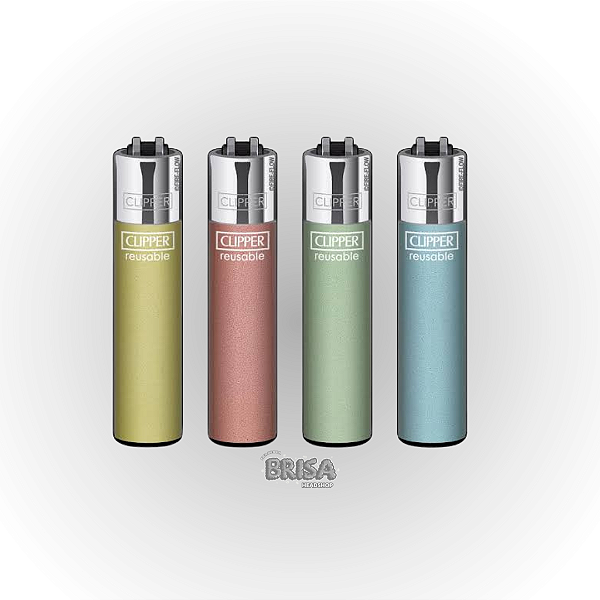 Isqueiro Clipper Grande Crystal Pastel