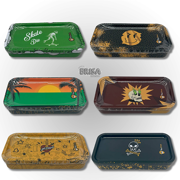 Bandeja de Metal C/ Case Tokahauú Lata