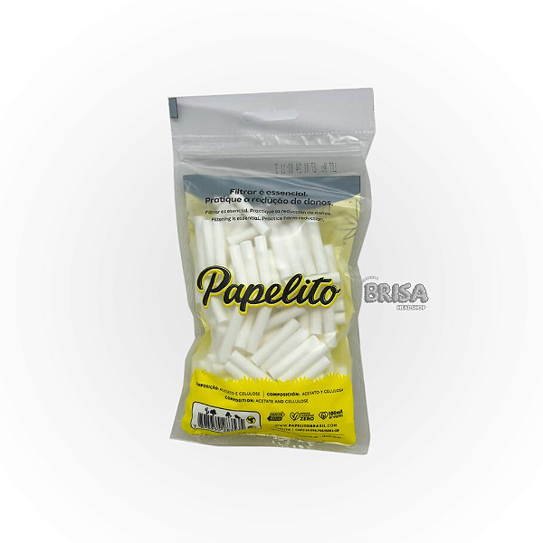 Filtro Para Cigarro Papelito Tradicional Ultra Longo 30 x 6 mm