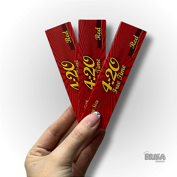 Kit com 3 - Seda 4:20 Free Time Red King Size