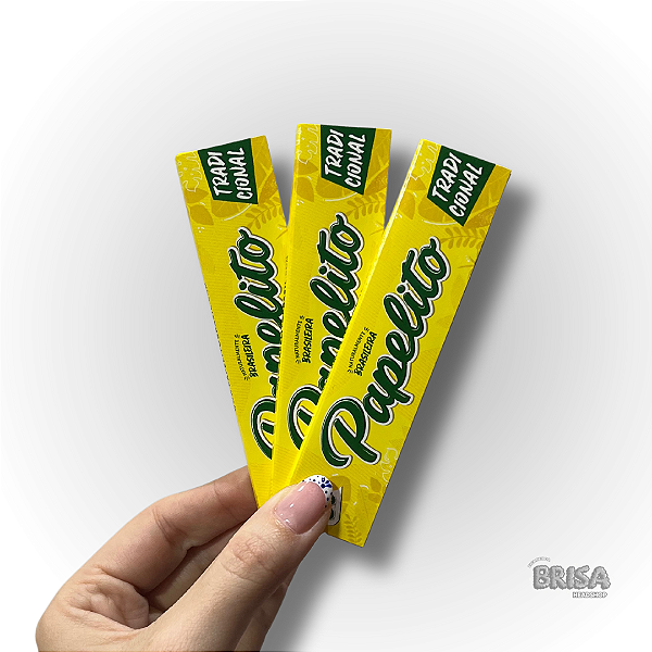 Kit com 3 - Seda Papelito King Size Tradicional