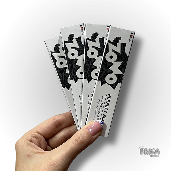 Kit com 4 - Seda Zomo Perfect Black King Size
