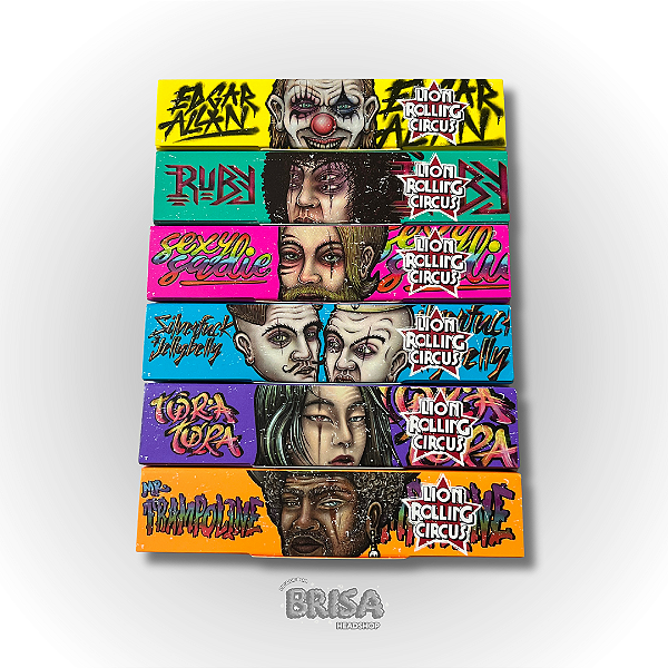 Seda Lion Rolling Circus Brasil Edition King Size C/ Piteira