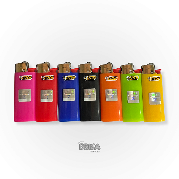 Isqueiro Bic Mini Pequeno Colorido