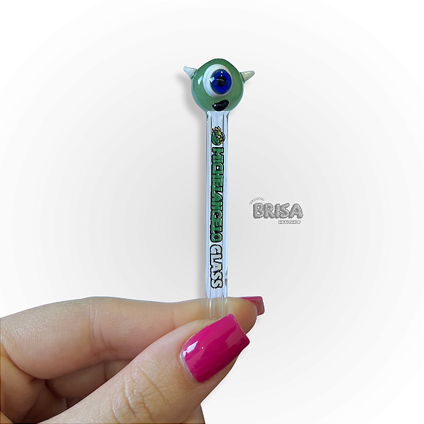 Piteira de Vidro Mike Wazowski - Michelangelo Glass