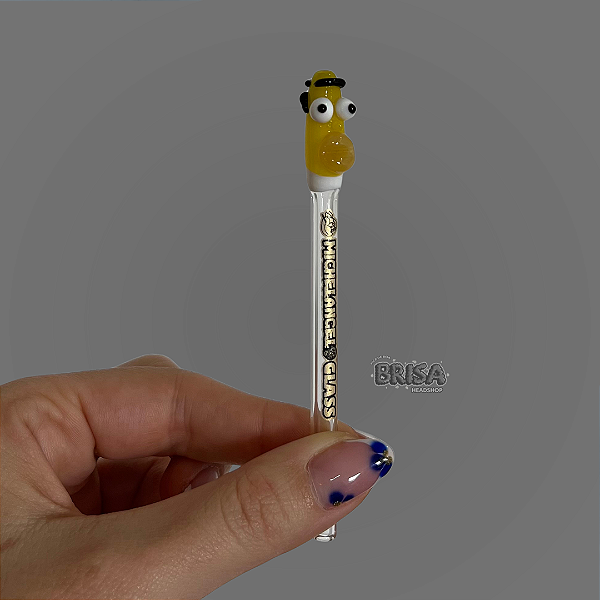Piteira de Vidro Homer Simpson - Michelangelo Glass