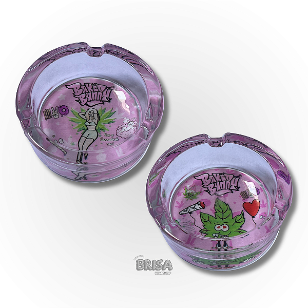 Cinzeiro de Vidro Rosa Baked Bunny