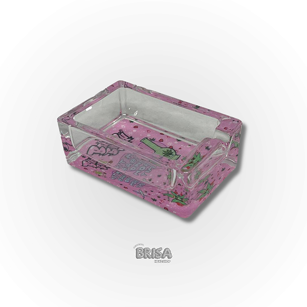 Cinzeiro de Vidro Baked Bunny Retangular