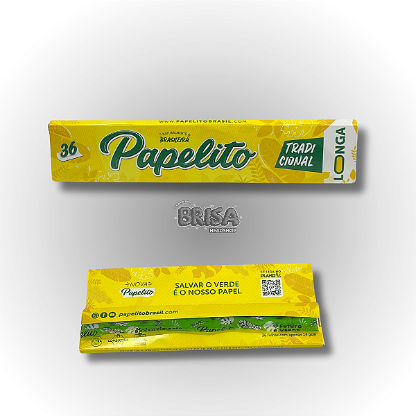 Seda Papelito King Size Tradicional Longa