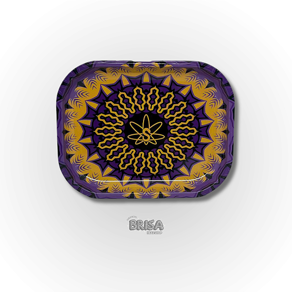 Bandeja De Metal Sadhu Pequena - Model: Roxo