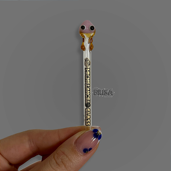 Piteira de Vidro Polvo - Michelangelo Glass