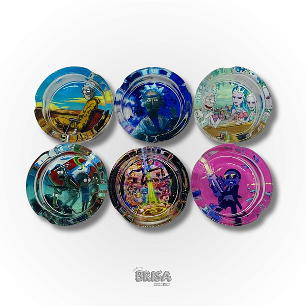 Cinzeiro de Vidro Rick e Morty