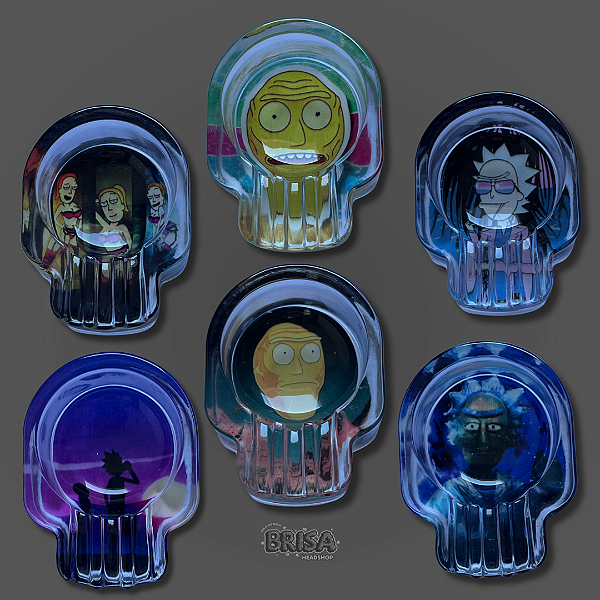 Cinzeiro de Vidro Rick e Morty