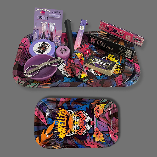 Kit Bandeja Papelito G  -  Roxo