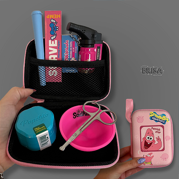 Kit Case Patrick Estrela -  Azul e Rosa