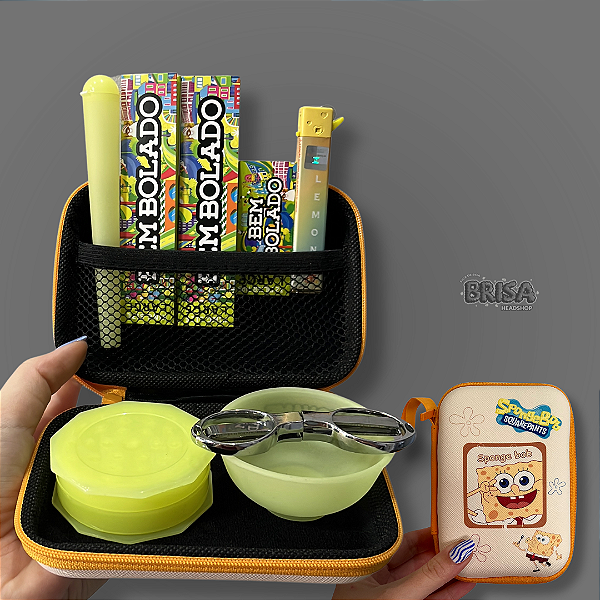 Kit Case Bob Esponja  - Amarelo