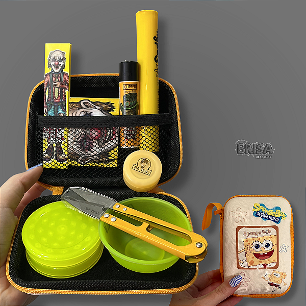 Kit Case Bob Esponja  - Amarelo