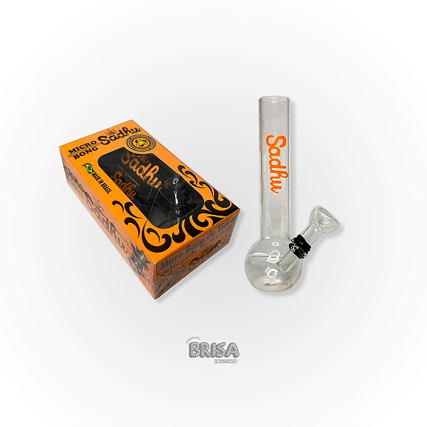 Mini Bong De Vidro Sadhu 8,5 cm