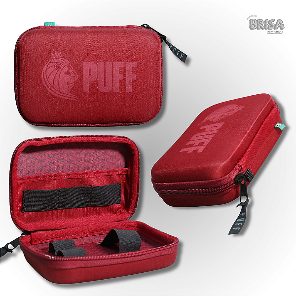 Case Puff Life Clássico Colors Vinho