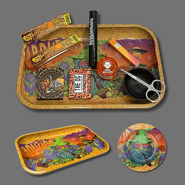 Kit Bandeja Mago Hiponga  - Laranja e Preto