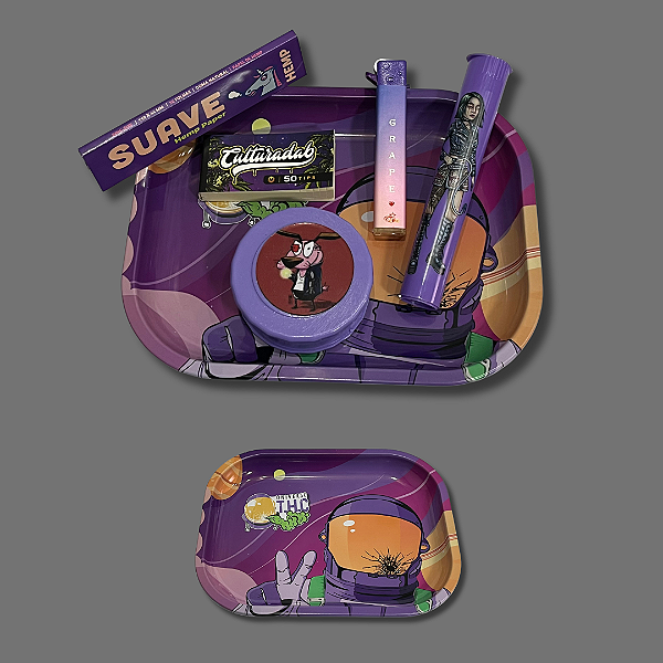 Kit Bandeja Astronauta P - Roxo
