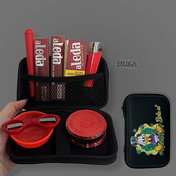 Kit case Bola Aí Tio Patinhas - Vermelho