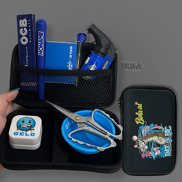 Kit case Bola Aí Rato de Bic - Azul Escuro