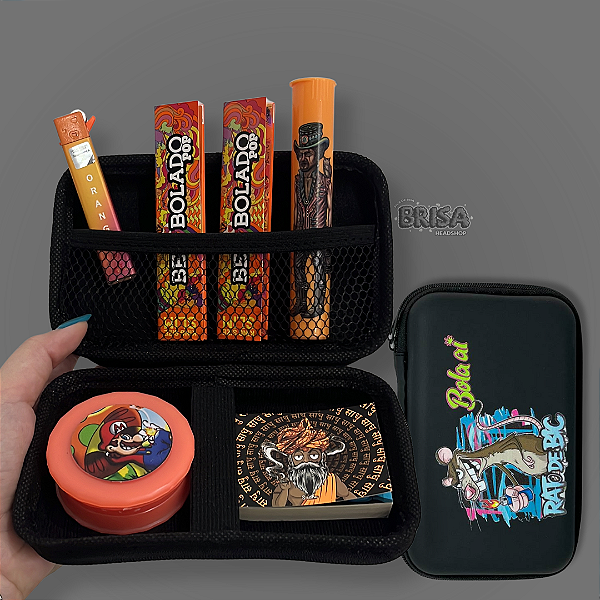 Kit case Bola Aí Rato de Bic - Laranja