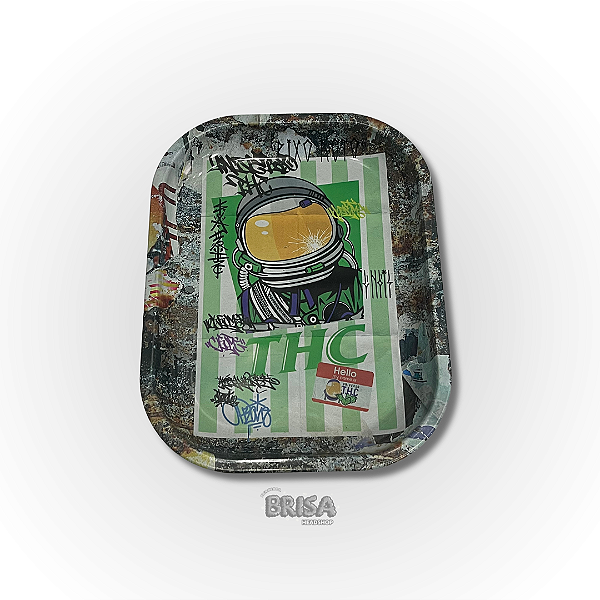 Bandeja  de Metal 18x14 Astronauta