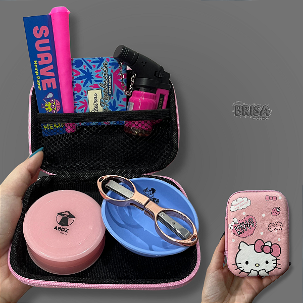 Kit Case Hello Kitty  - Rosa e Azul