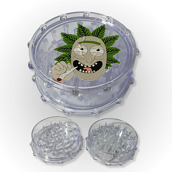 Dichavador de Plástico 2 Partes Rick and Morty Extra Grande