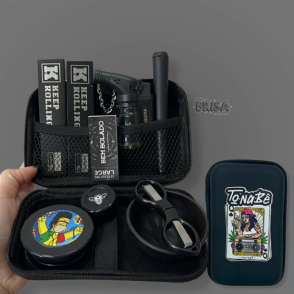 Kit case To na be - Preto