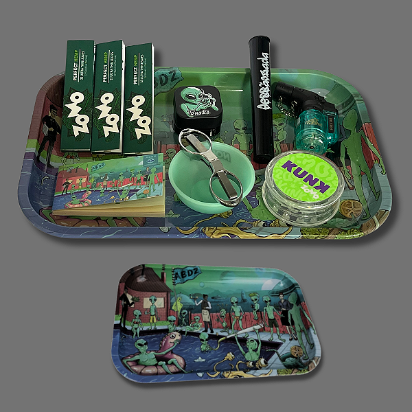 Kit Bandeja Festa do Verde Grande - Verde