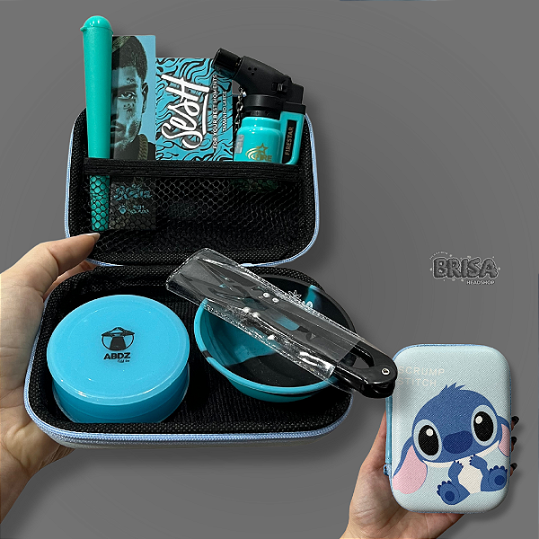 Kit Case Stitch - Azul