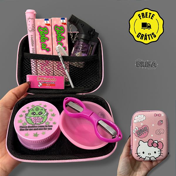 Kit Case Hello Kitty - Rosa