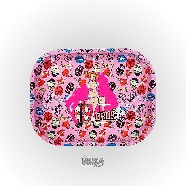 Bandeja De Metal Bros 18x14cm