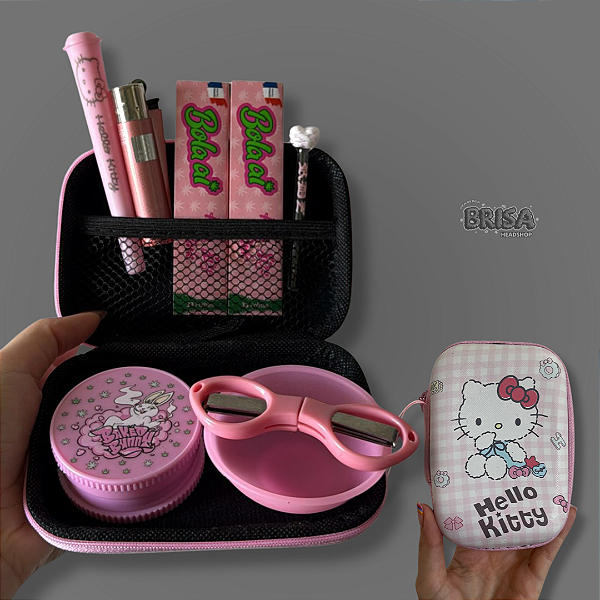 Kit Case Hello Kitty - Rosa